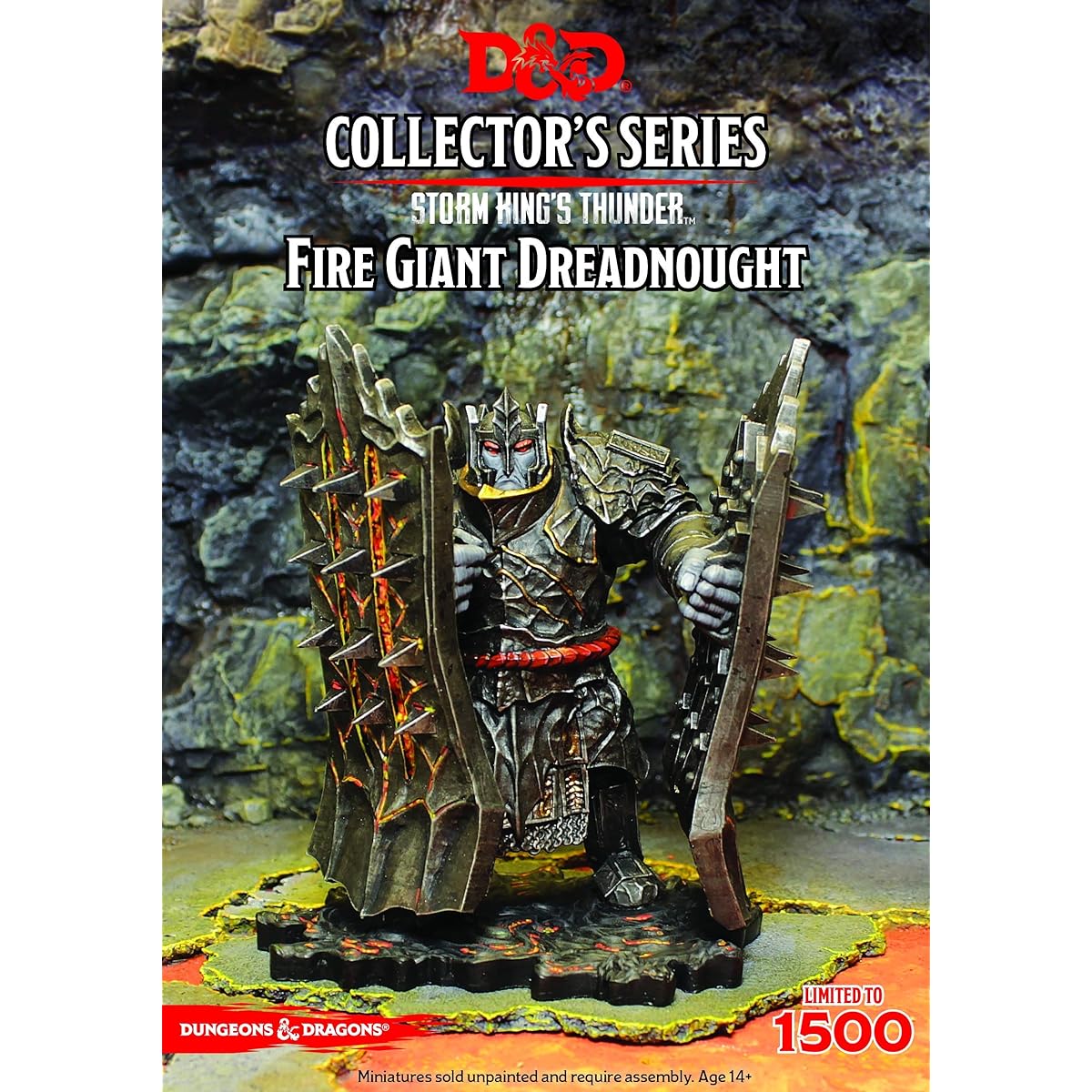 Gale Force Nine gf971057 – D & D Tomb of Annihilation Fire Giant DREADNOUGHT Miniature