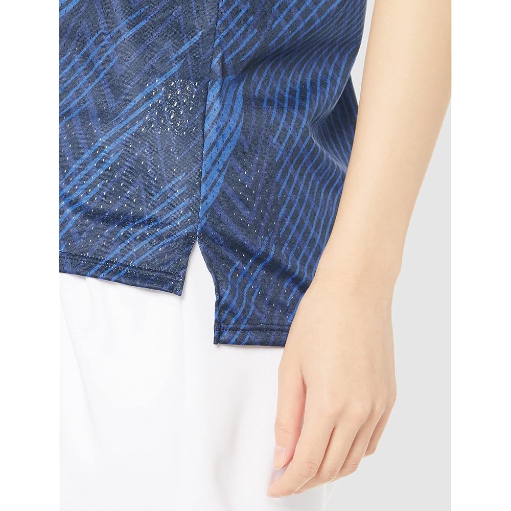 [Mizuno] Badminton Wear Dry Aeroflow Game Shirt Keep Light Highly Ventilated Dynamotion Fit 72MA2200 Women's