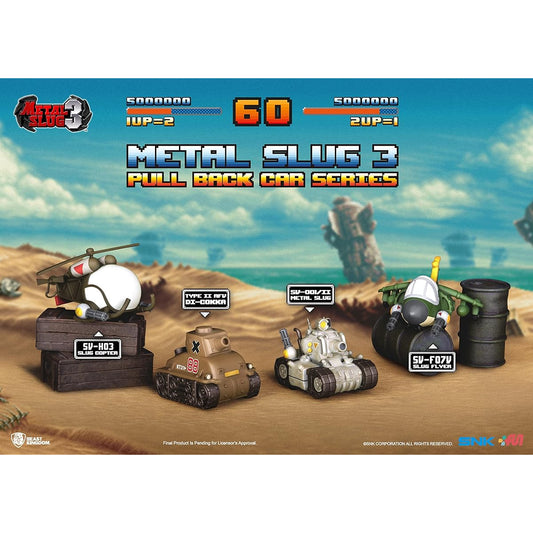 Beast Kingdom Metal Slug 3 PBC-011 Pull Back Car Set Multicolor