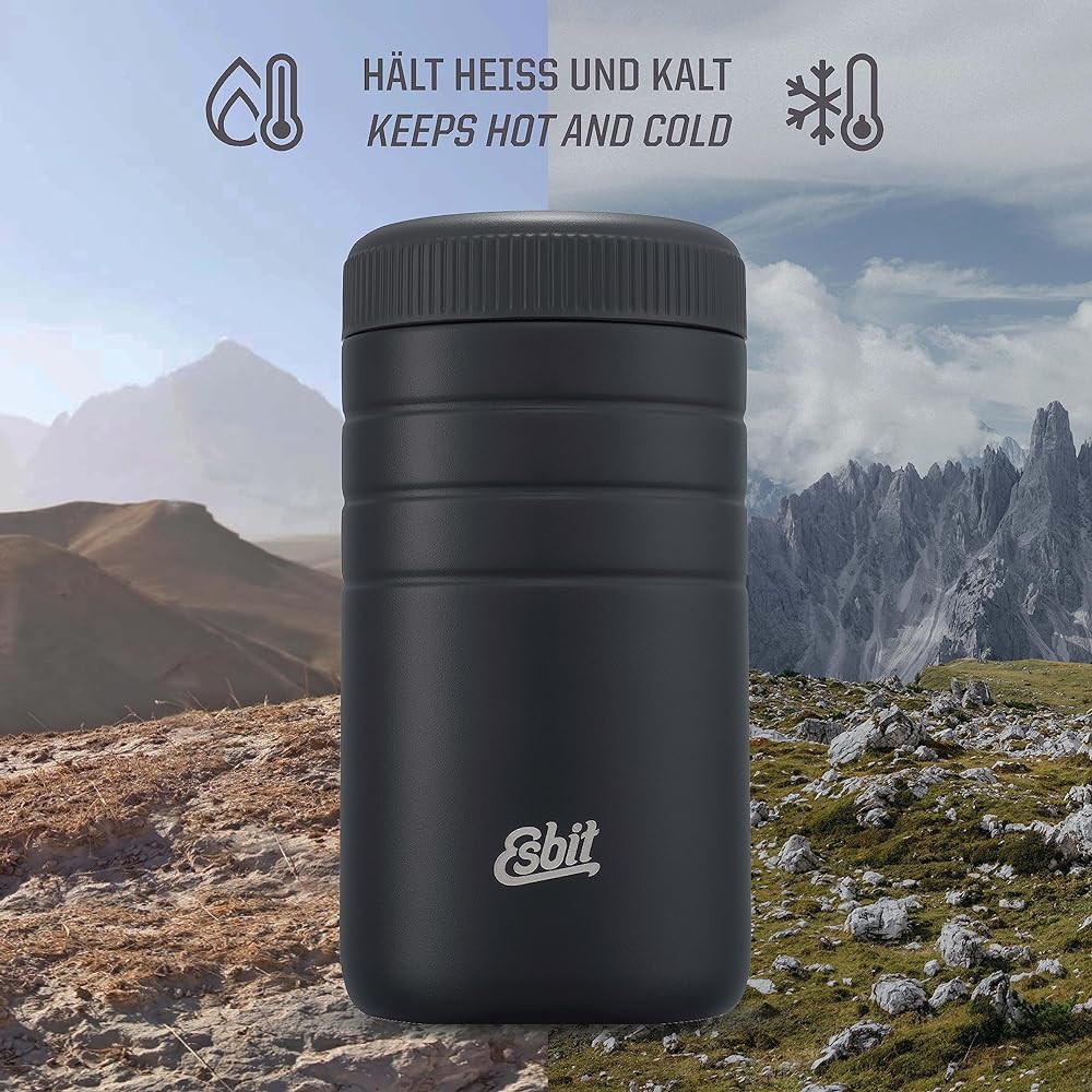 Esbit Outdoor Camping Soup Jar Food Container Majoris Food Jug 550ml ESFJS550TD