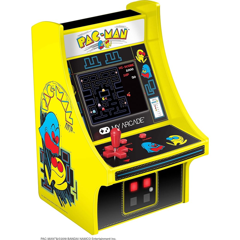 MyArcade 6.75 inch Retro Pacman Mini Game Yellow & Black DGUNL-3220
