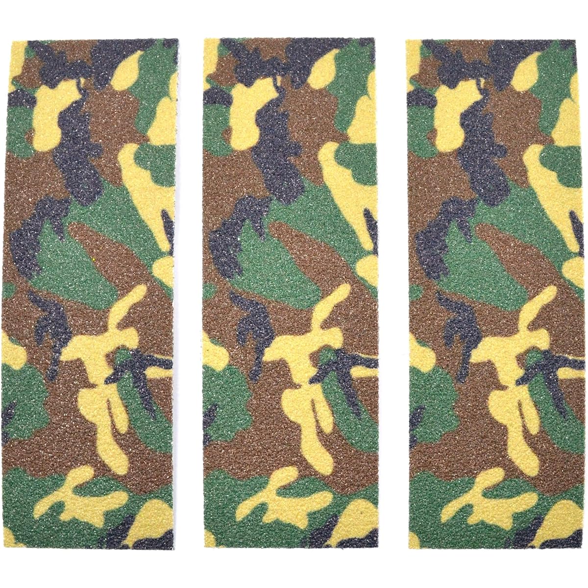 Teak Tuning Premium Fingerboard Skate Grip Tape Camouflage Edition 114mm x 38mm 3 Sheet Set Adhesive Backing Set of 3