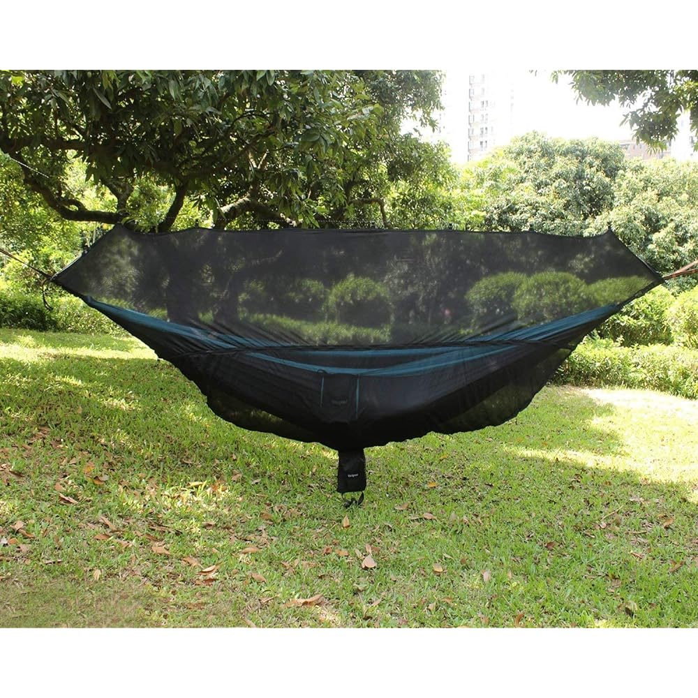 Unigear Mosquito Net for Hammocks High Density Effective Breathable Mosquito Repellent Net Bug Net Outdoor Camping Equipment Park Nap Mesh Tent Large Size (Black)