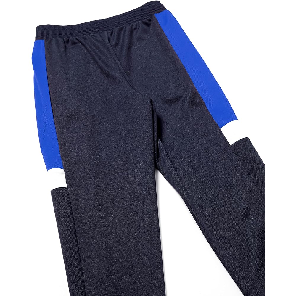 Adidas Jersey Top and Bottom Set Kids Color Block 3 Stripes Tracksuit ENN27