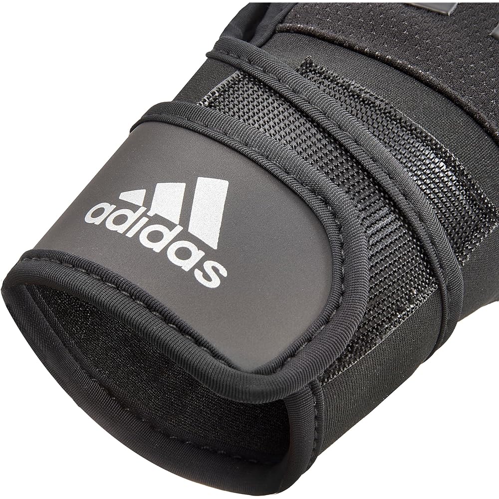 adidas Elite Training Gloves Ergonomic Sweat Absorbent Breathable Double Wrist Wrap with Removable Ring Strap