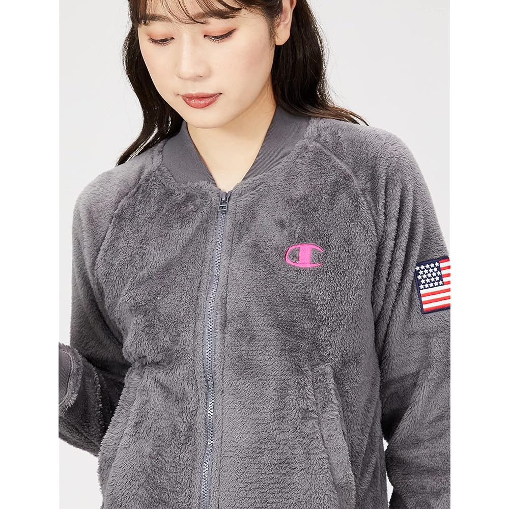 [Champion] Jacket, Long Sleeve, One Point Logo, Zip Jacket, CW-WG605, Women's