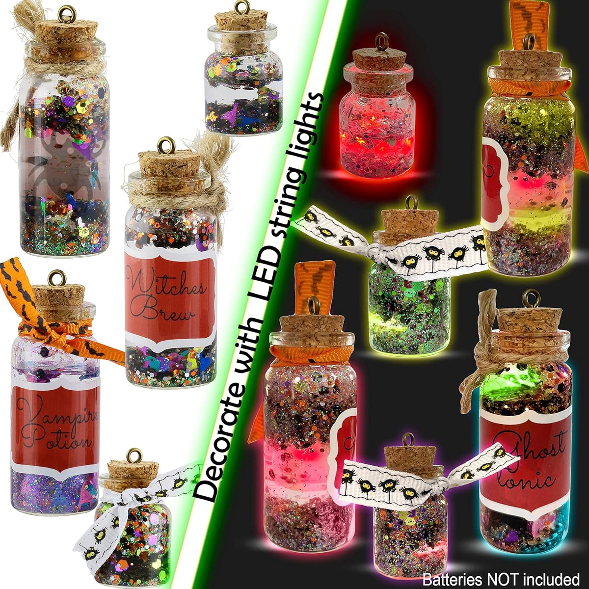 DIY Halloween Witch Potion Kit for Kids - Make Your Own Witch Potion Arts & Crafts Set - Perfect Gift Kit for Ages 5 6 7 8 9 10 and Up (Halloween)