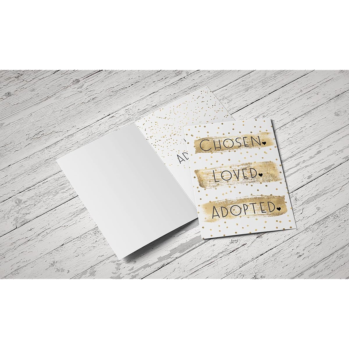 Red Door Inspirations Happy Adoption Day Adoption Card 5x7 with Envelope, 1 Single Card