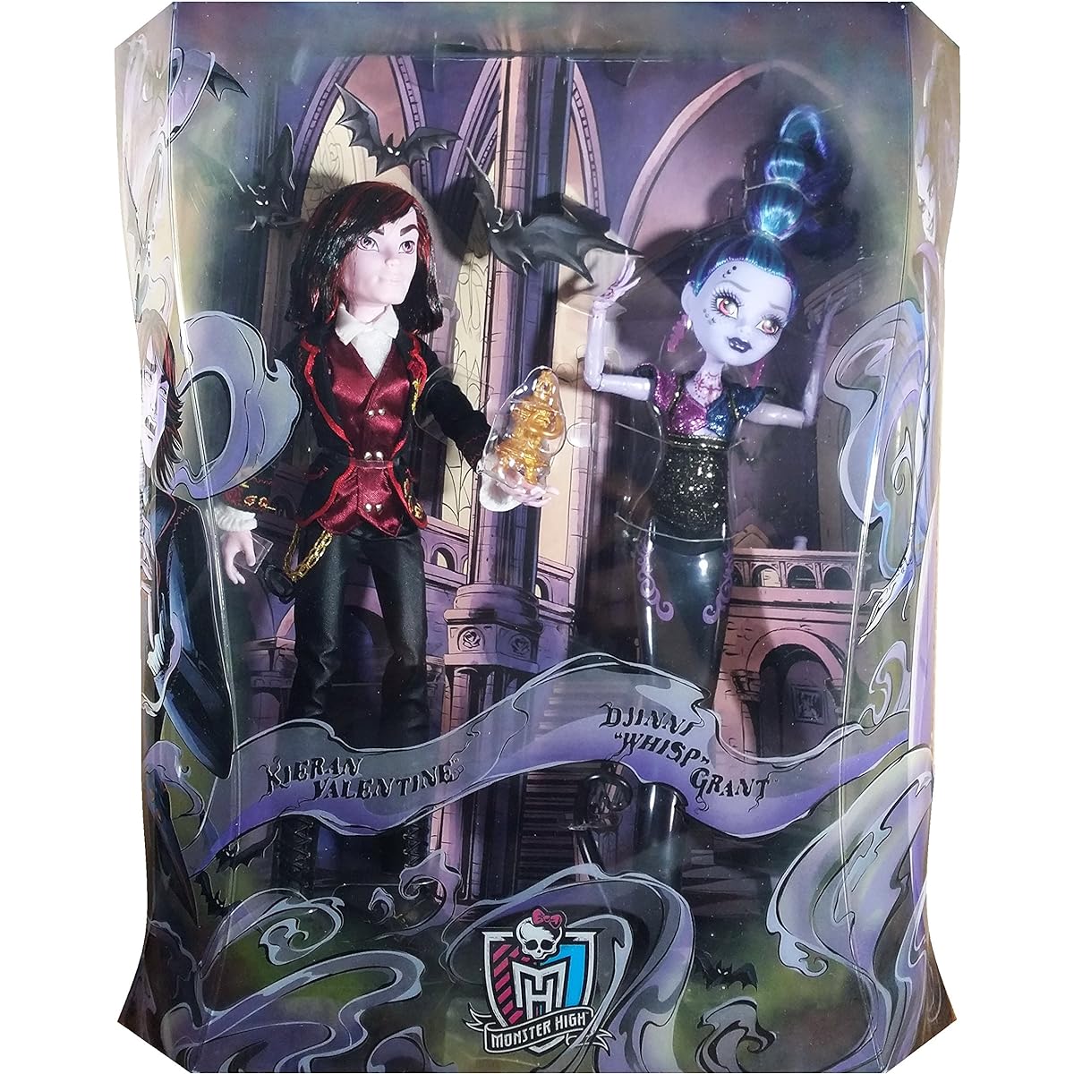 Monster High 2015 San Diego Comic Con Exclusive Kieran Valentine & Djinni "Whisp" Grant Monster High Kieran Valentine & Djinni "Whisp" Grant SDCC 2015 Comic Con Exclusive 2 Pack [Parallel Import]