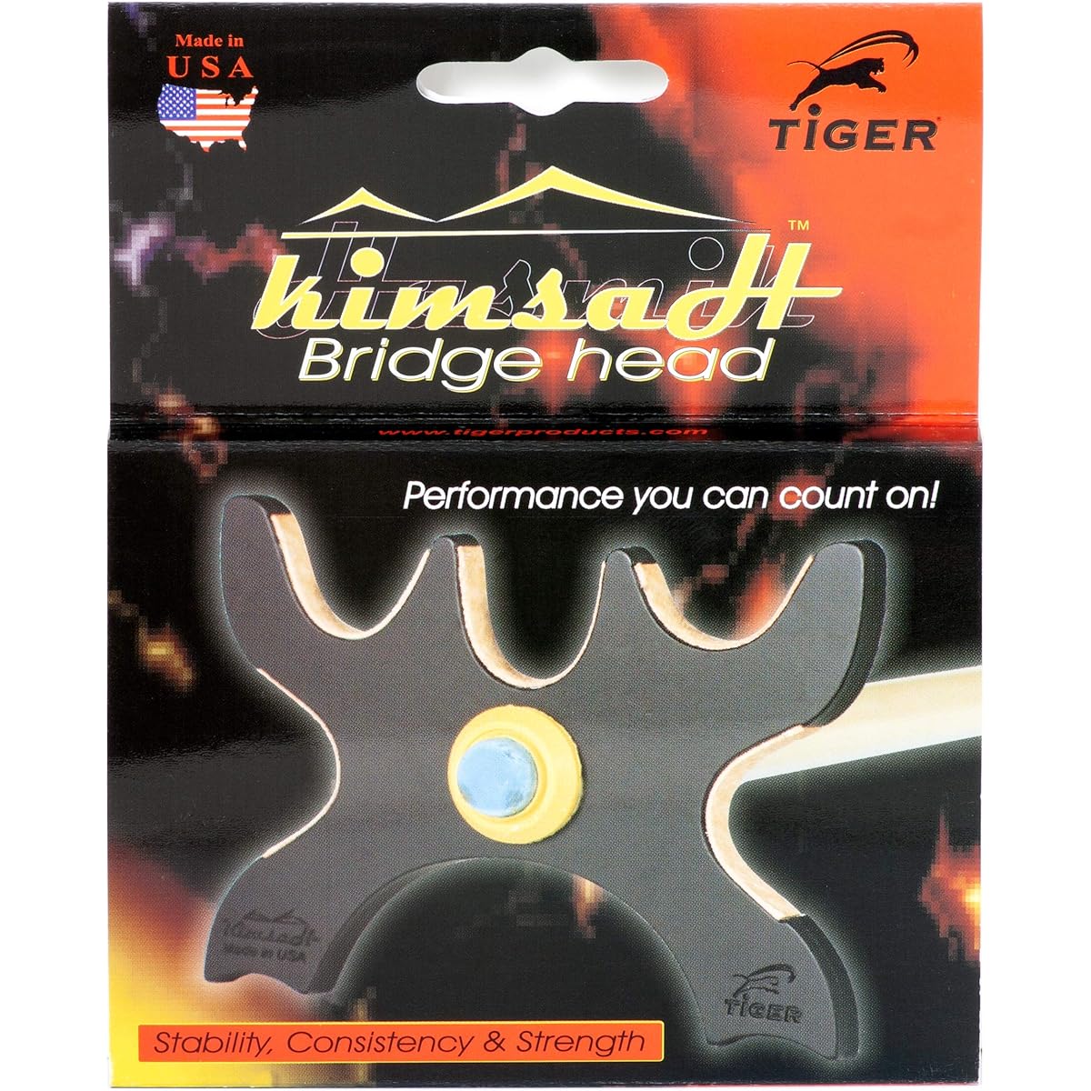 Tiger kimsah pool cue bridge head