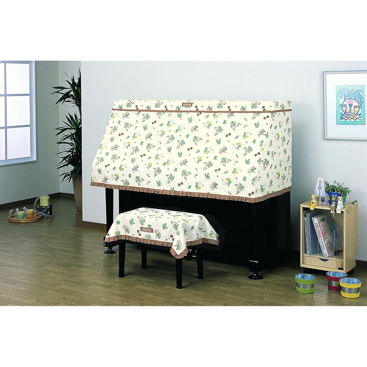 PC-TTR Upright Piano Half Cover for YUS1 to YUS3 My Neighbor Totoro (Chair cover sold separately)