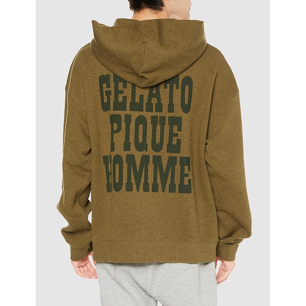 [Gelato Pique] HOMME Recycled Fleece Big Logo Parka PHCT224949 Men's