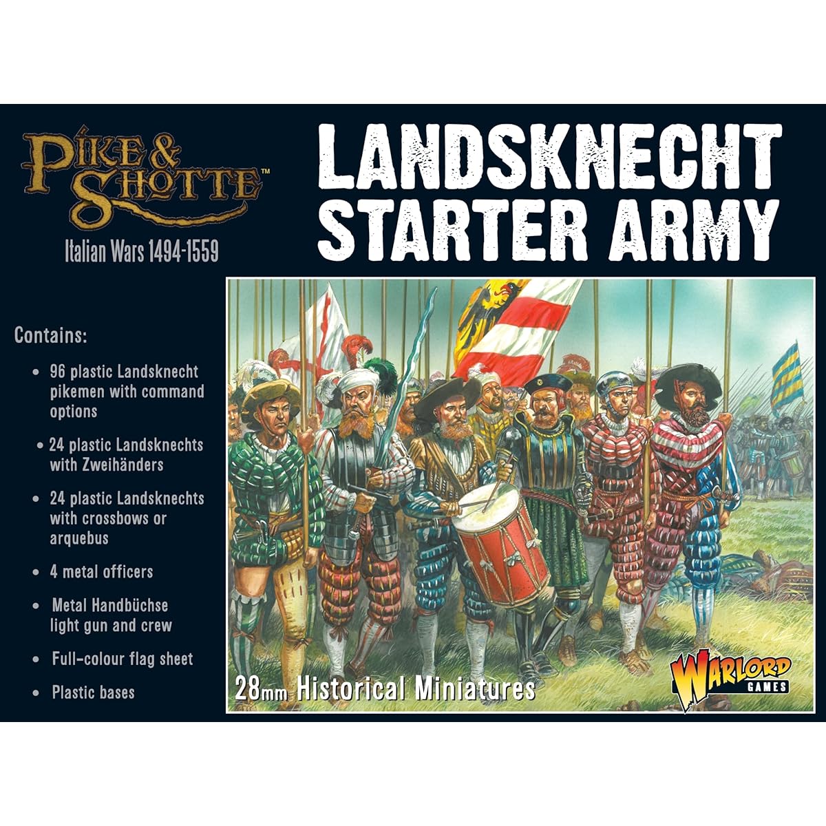 Warlord Games Pike and Shot The-Landschenicht Starter Army War Miniatures É