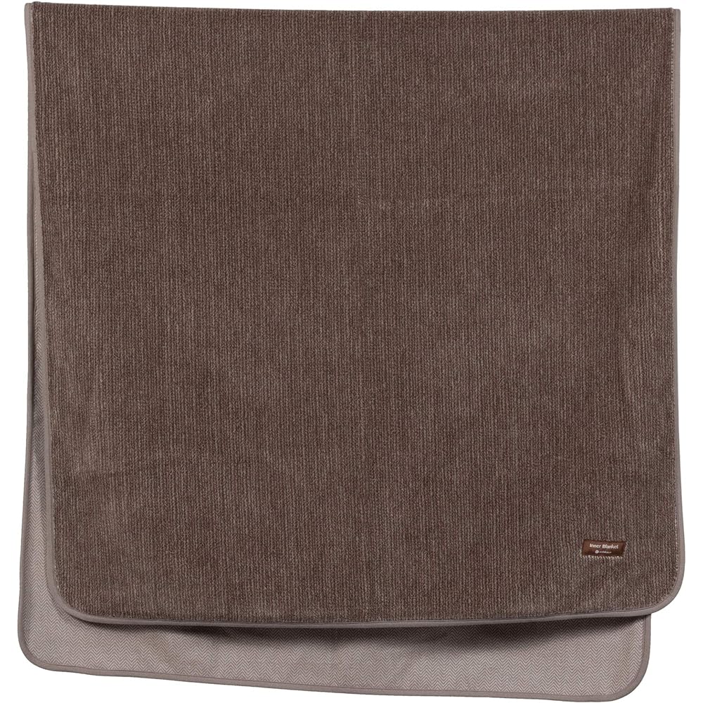 nishikawa [Nishikawa] Bed pad (bed blanket), semi-double, washable, wool blend, does not slip easily even without rubber, comes with deodorizing function, brown FQ19123014BR