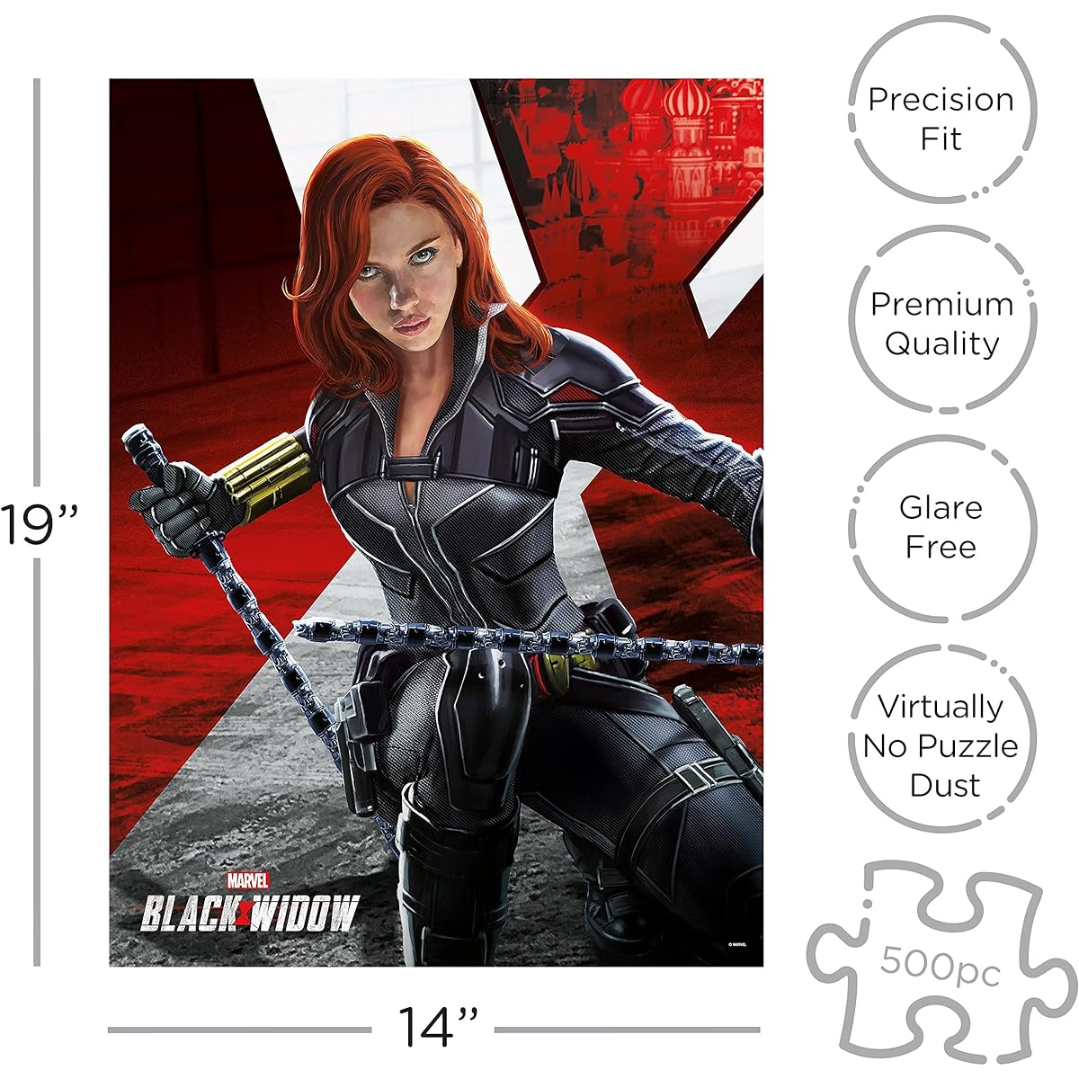 MARVEL Black Widow 500 Piece Jigsaw Puzzle [Parallel Import]