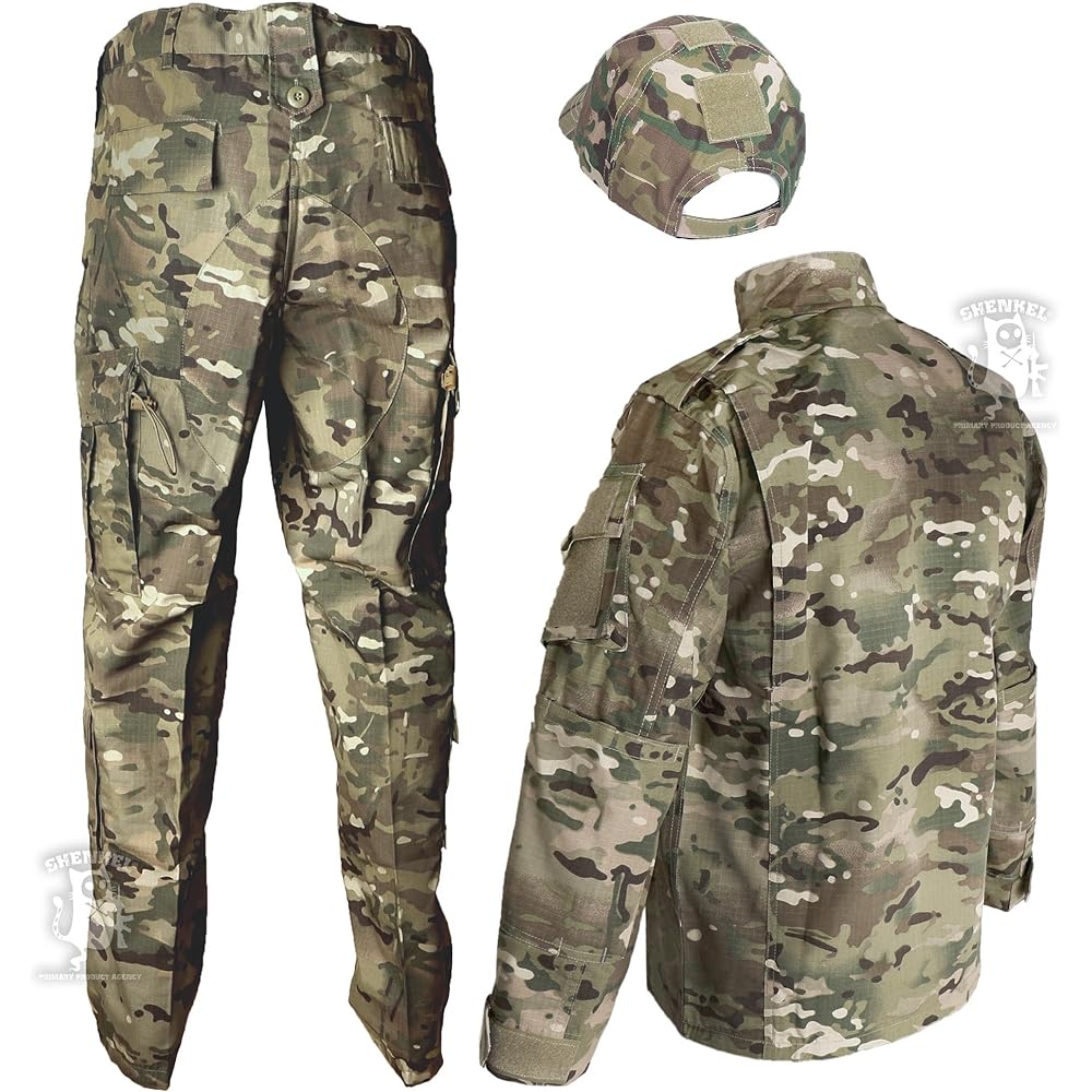 [Schenkel] Camouflage top and bottom/baseball cap set Multicam US size XL [bdu-cm06-XL [parallel import goods]