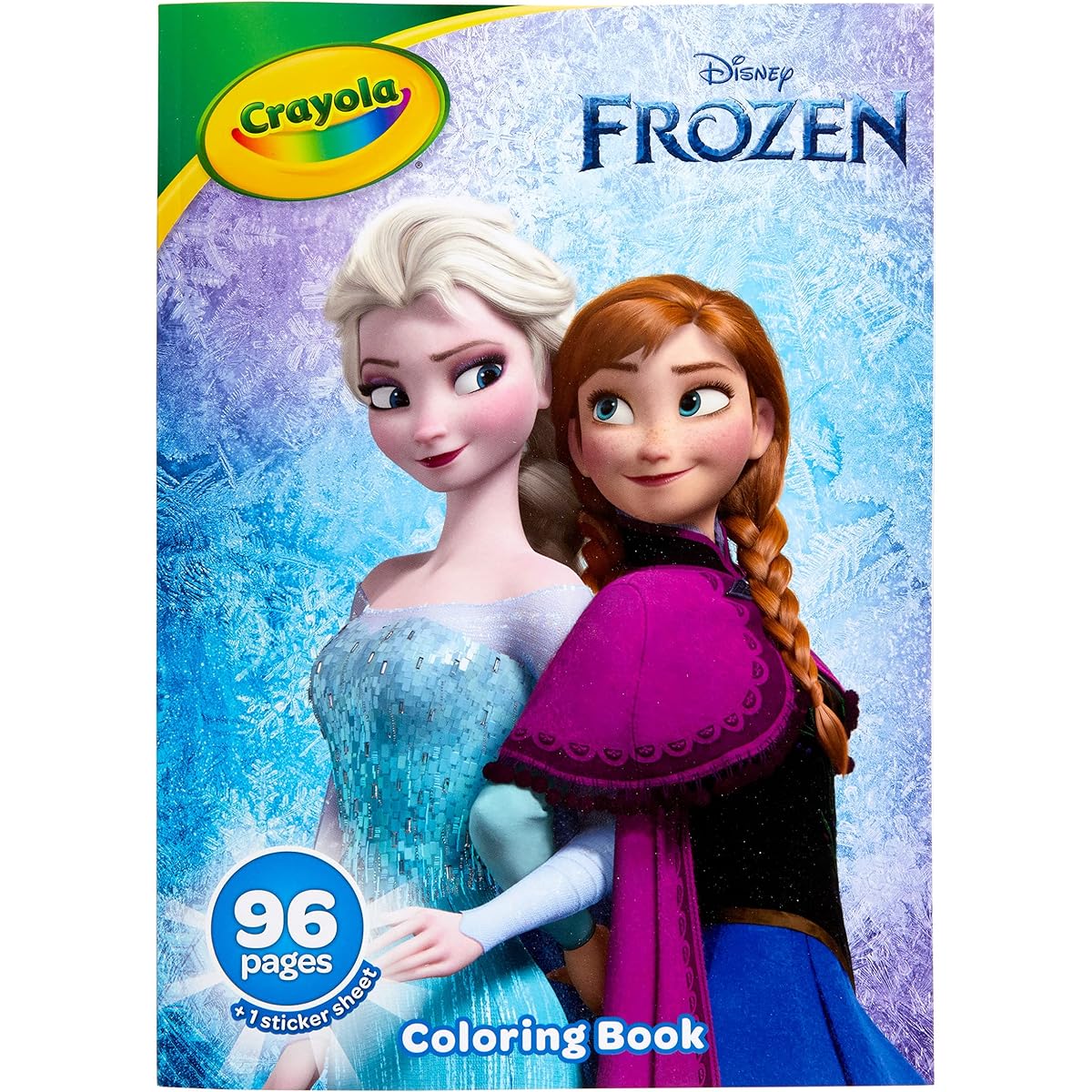 Crayola Frozen 2 Coloring Book with Stickers, Gift for Kids, 96 Pages, Ages 3, 4, 5, 6