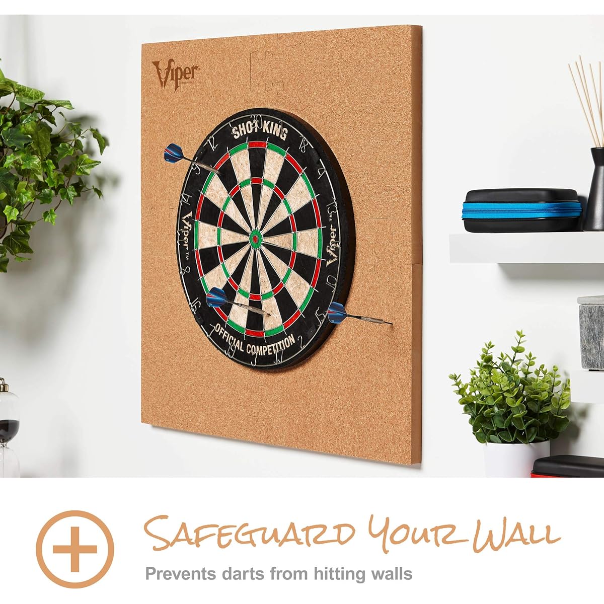 Viper by GLD Products Wall Defender II Dartboard Surround Cork