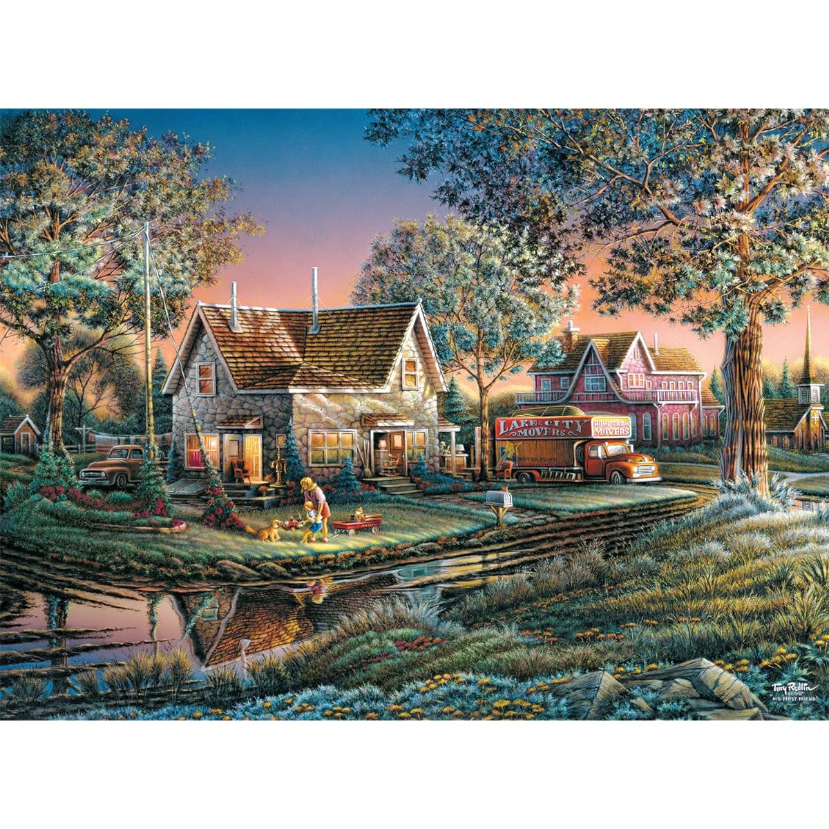 Buffalo Games Jigsaw Puzzle Terry Redlin His First Friend 1000 Piece