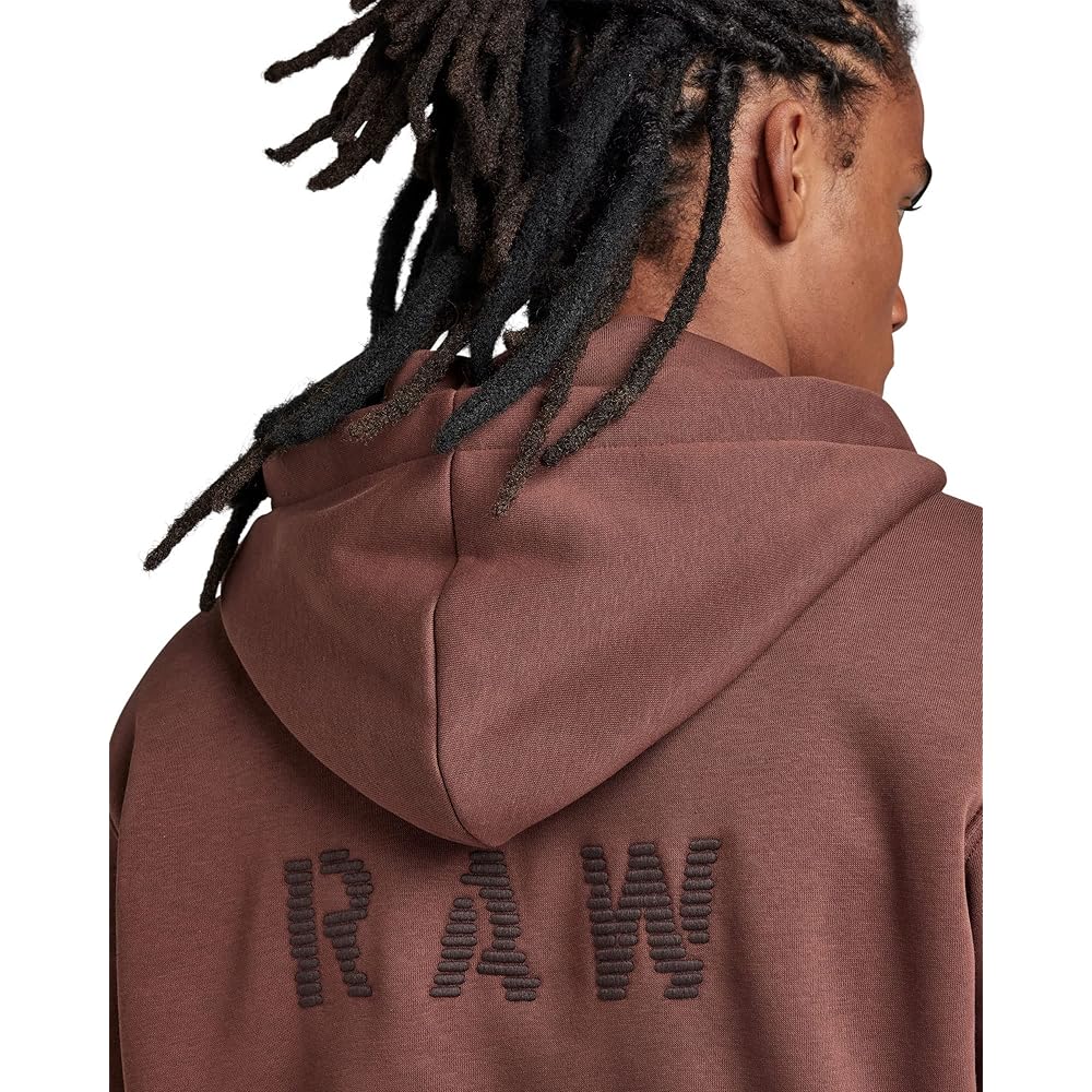 [G-Star Raw] Hoodie Hoodie Sweatshirt Men's Regular Fit RAW Embro Hooded Sweater