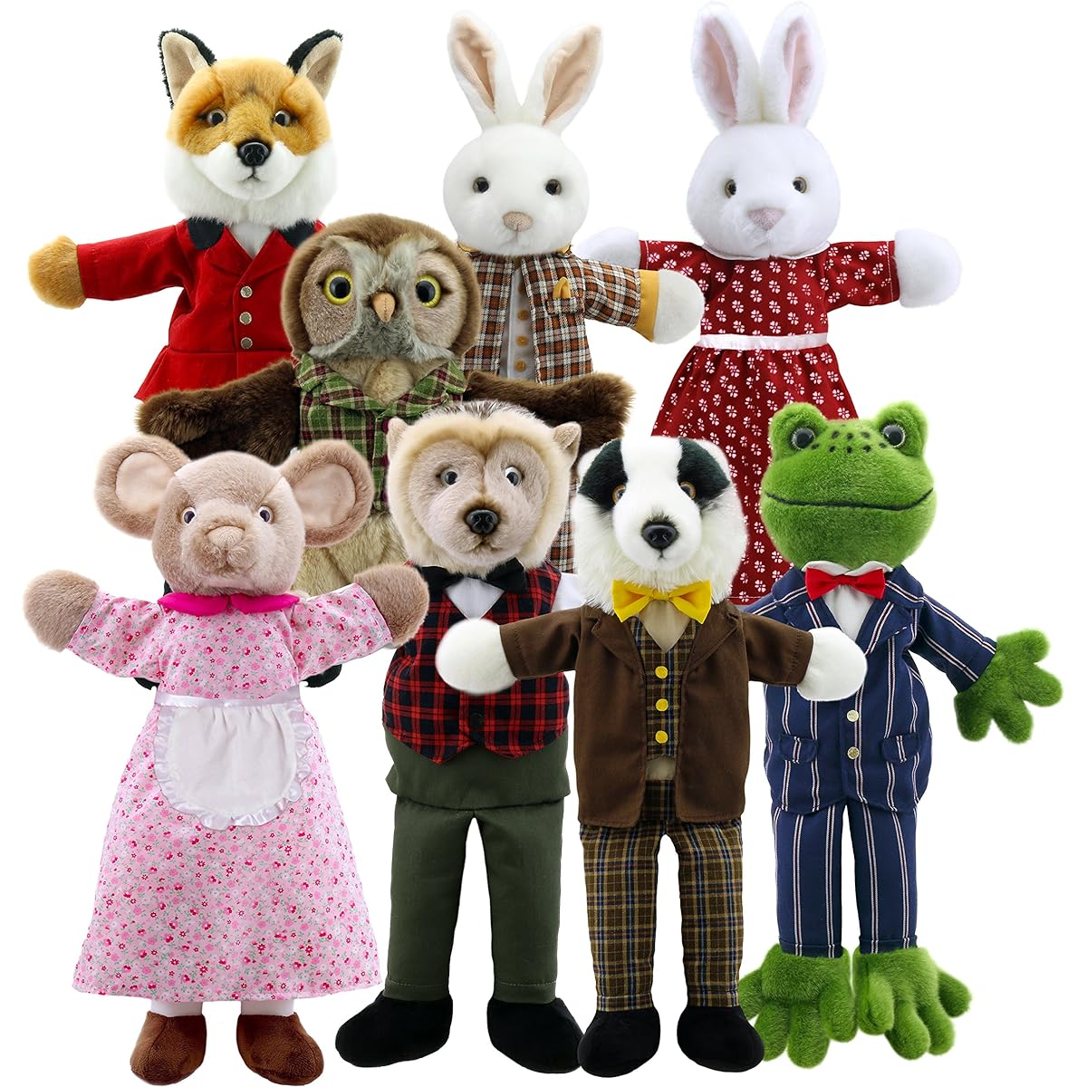 The Puppet Company - Dressed Animals - Badger Puppet