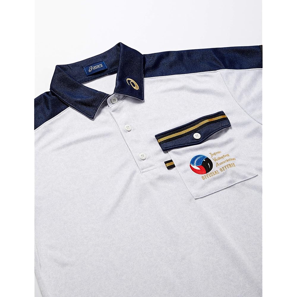 [ASICS] Volleyball Wear Short Sleeve Referee Shirt XW6314 [Men's]