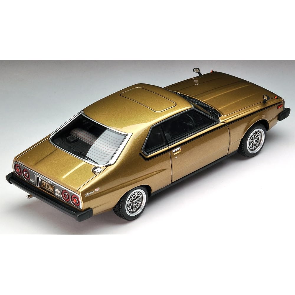 ignition model×TOMYTEC 1/43 T-IG4307 Nissan Skyline 2000GT-ES Golden Car Finished Product