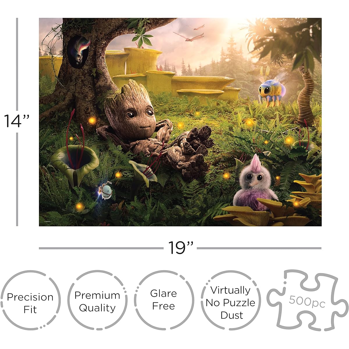 MARVEL Guardians of Galaxy I am Groot 500 Piece Jigsaw Puzzle [Parallel Import]