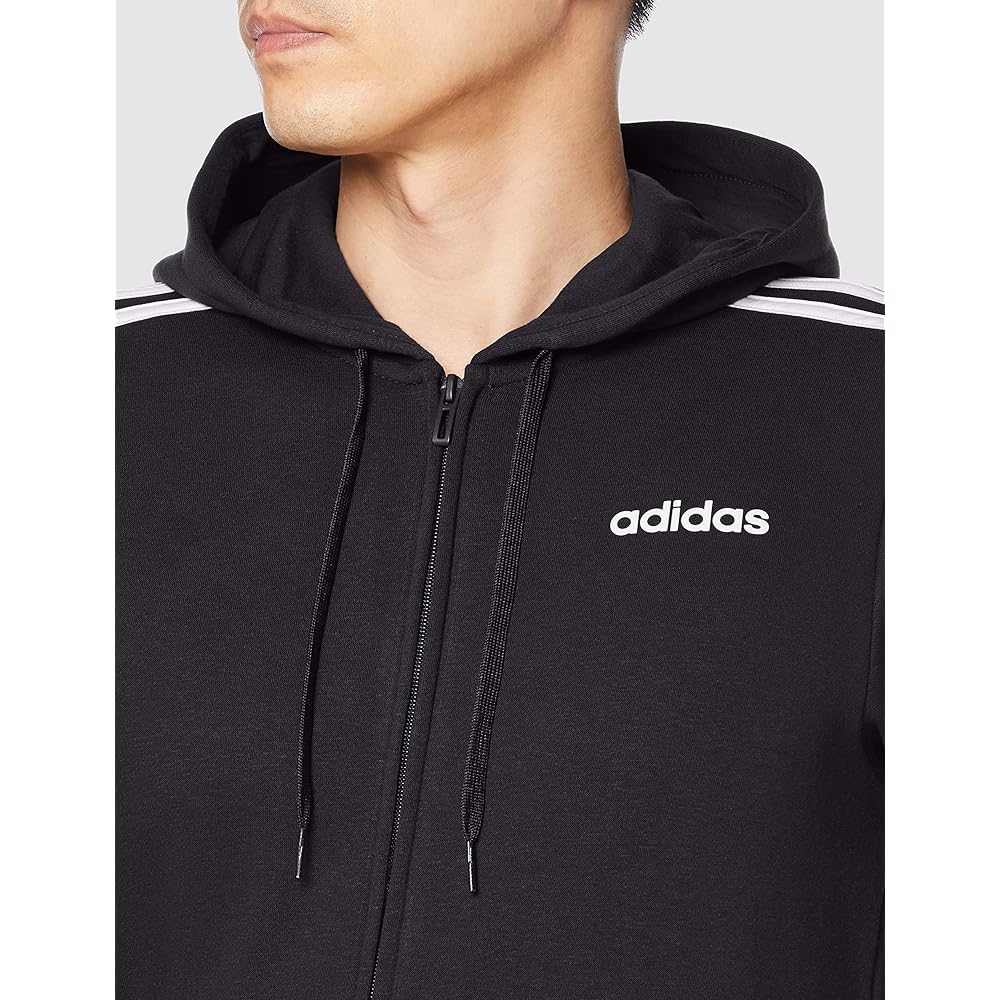 [Adidas] Sweat Hoodie Essentials 3 Stripes Full Zip Hoodie Men's