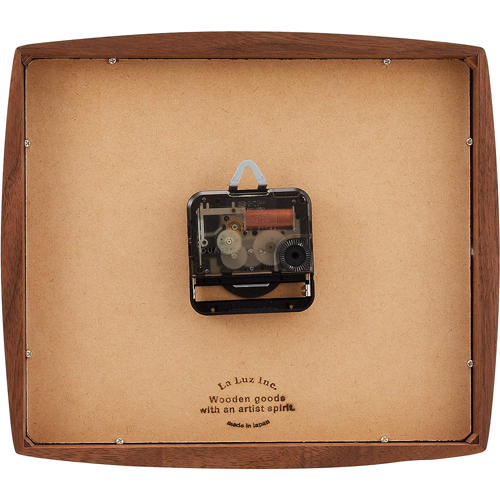 La-Luz Form Clock Mix Size: Approx. W22 D4 H19 109010