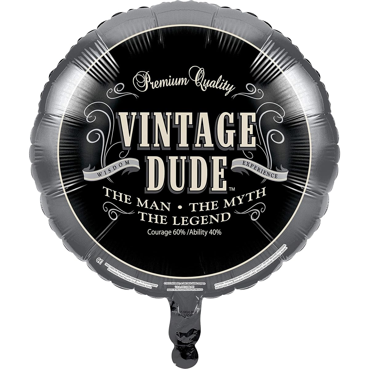 Vintage Dude Mylar Balloon, 3 ct