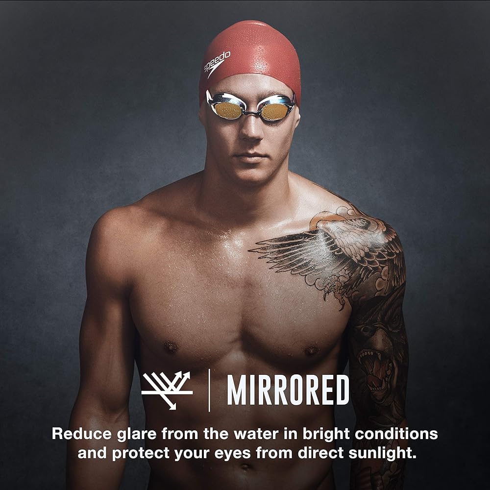 Speedo Vanquisher 2.0 Mirror Swimming Goggles
