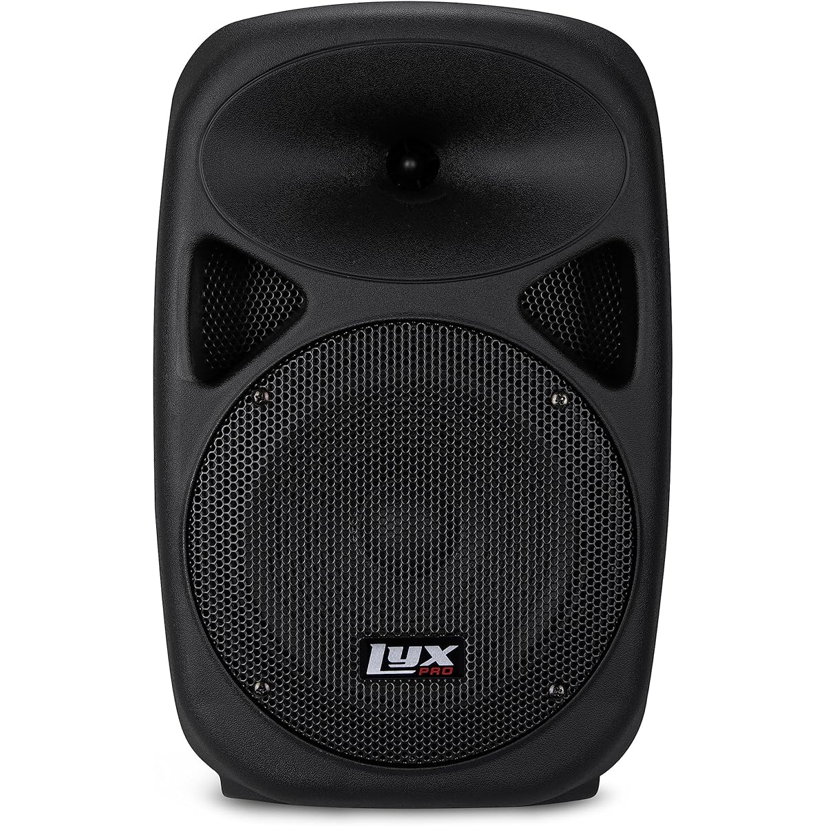 LyxPro 10" Passive DJ PA Speaker System XLR 1/4 Speakon Connection Daisy Chain Compatible 8 Ohm Lightweight Stand Mountable