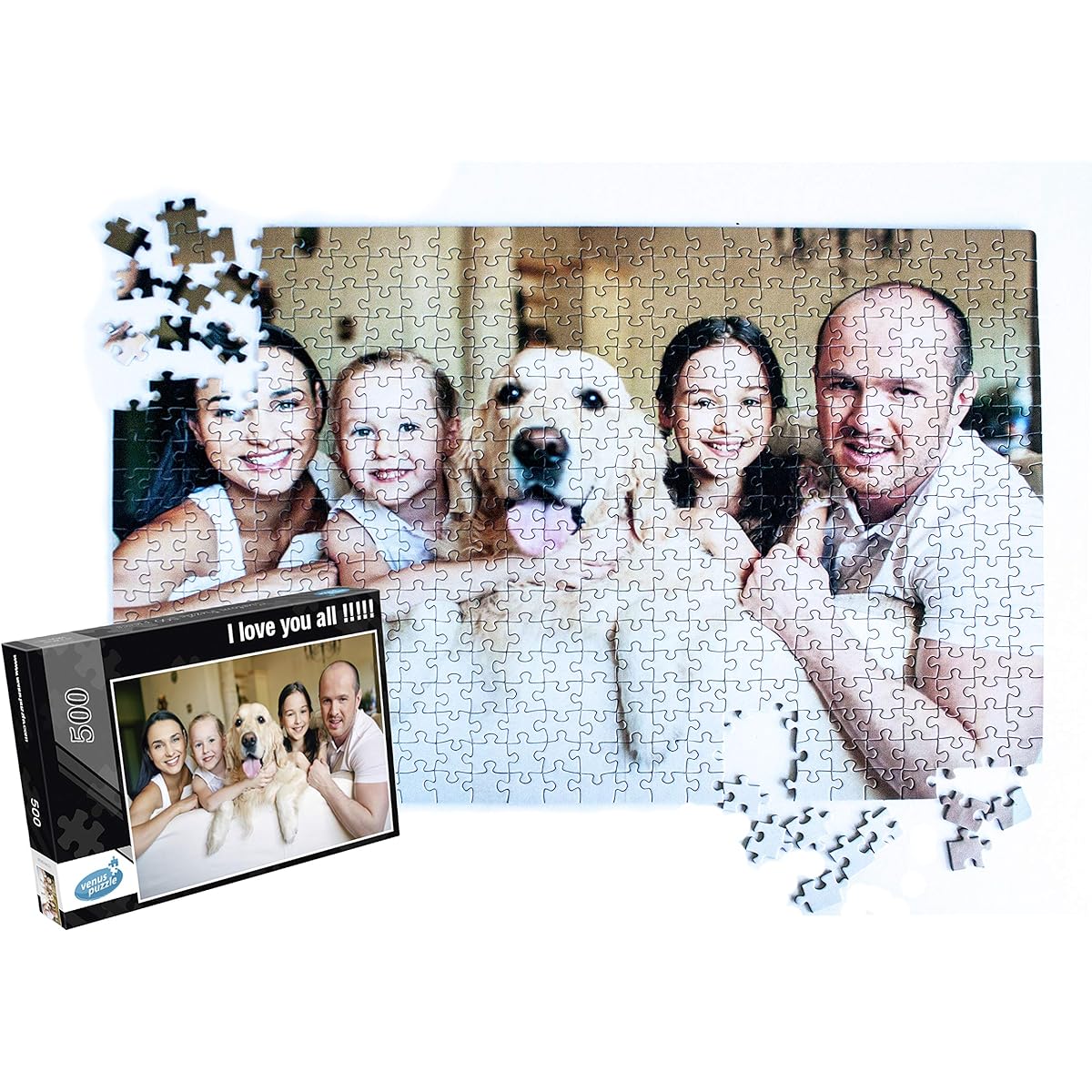 Venus Puzzle Custom Photo Puzzle 500 Piece Custom Photo Puzzle 13x19 Inch Box Classic