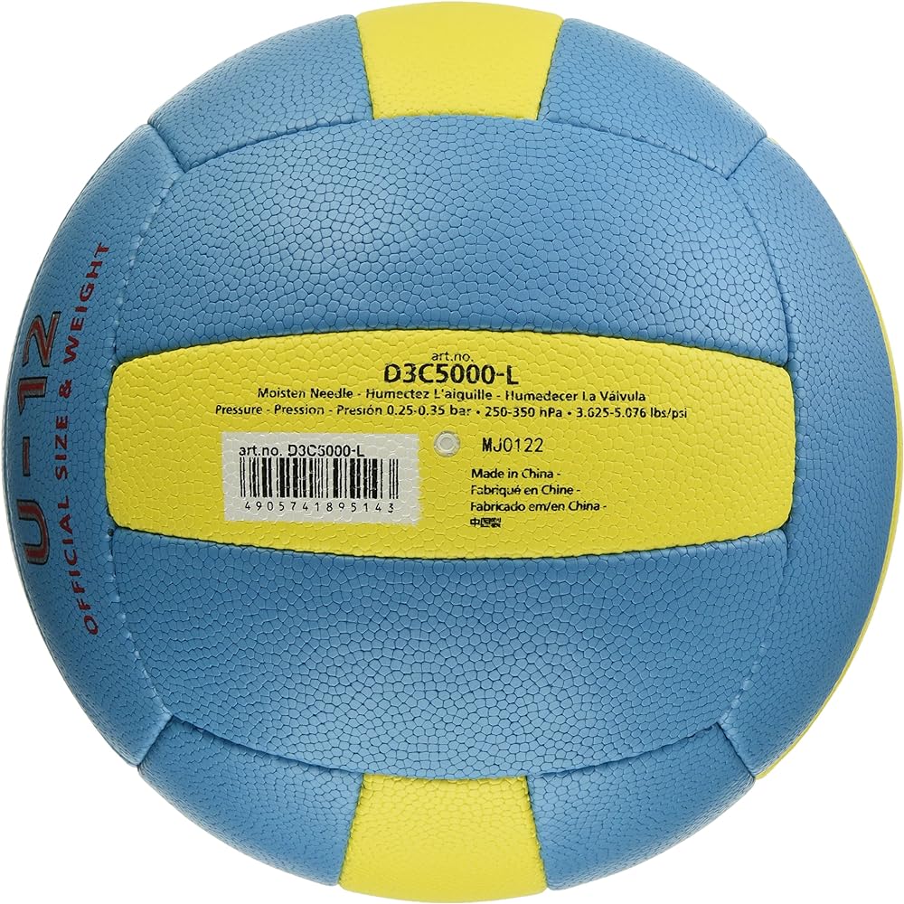 Molten Dodgeball for Upper Elementary School Students, Lightweight No. 3 Ball, Certification Ball, Dodgeball 5000, Blue D3C5000-L