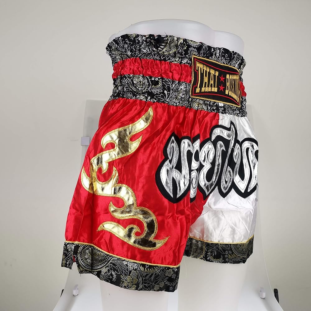 [Nallyda] Muay Thai Pants, Kickboxing Kick Pants, Thai Boxing Training Pants, Unisex