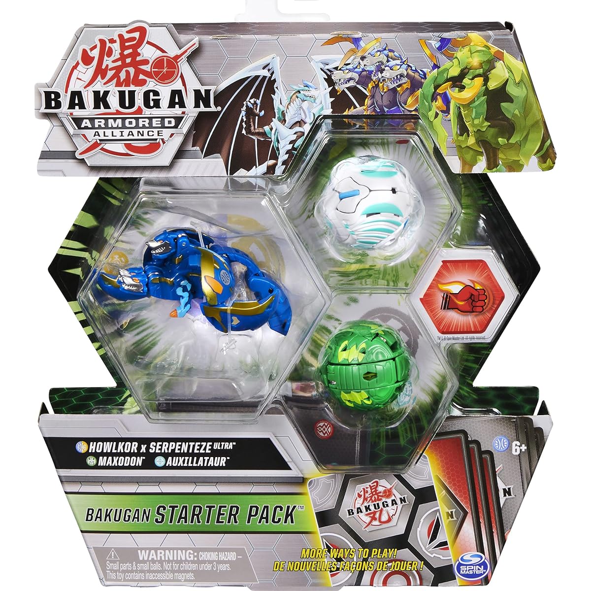 LOL Armored Alliance Starter Pack Howlkor x Serpentine Fusion Collectible Shapeshifting Creatures Ages 6+