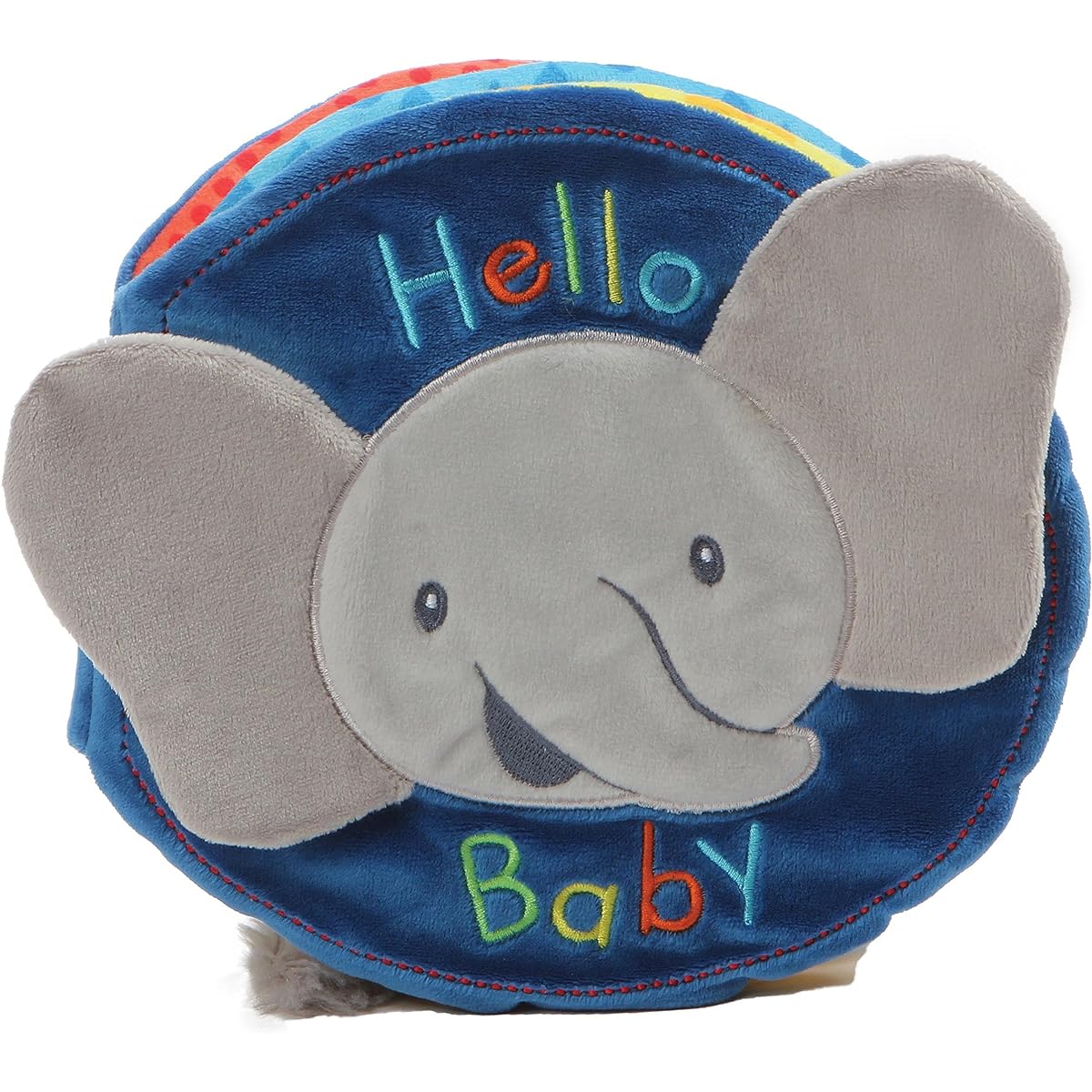 Baby GUND Flappy the Elephant Soft Activity Sensory Stimulation Book 8"