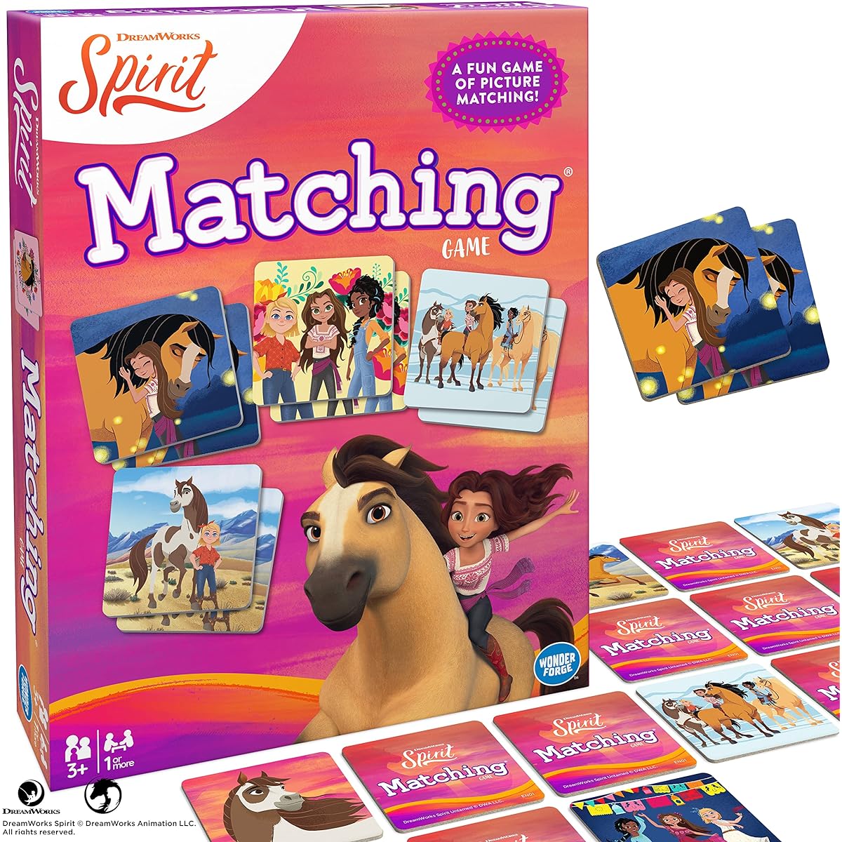 Ravensburger DreamWorks Spirit Matching Game - A fun and fast memory game for boys and girls ages 3 and up