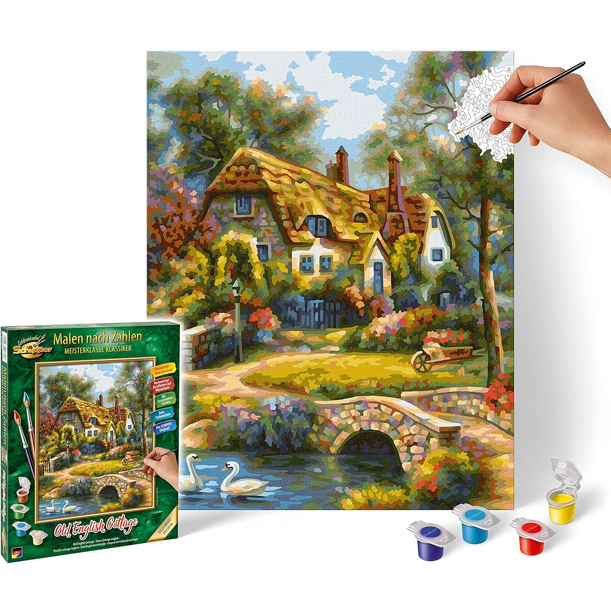 Schipper Paint by Numbers - Old English Cottage