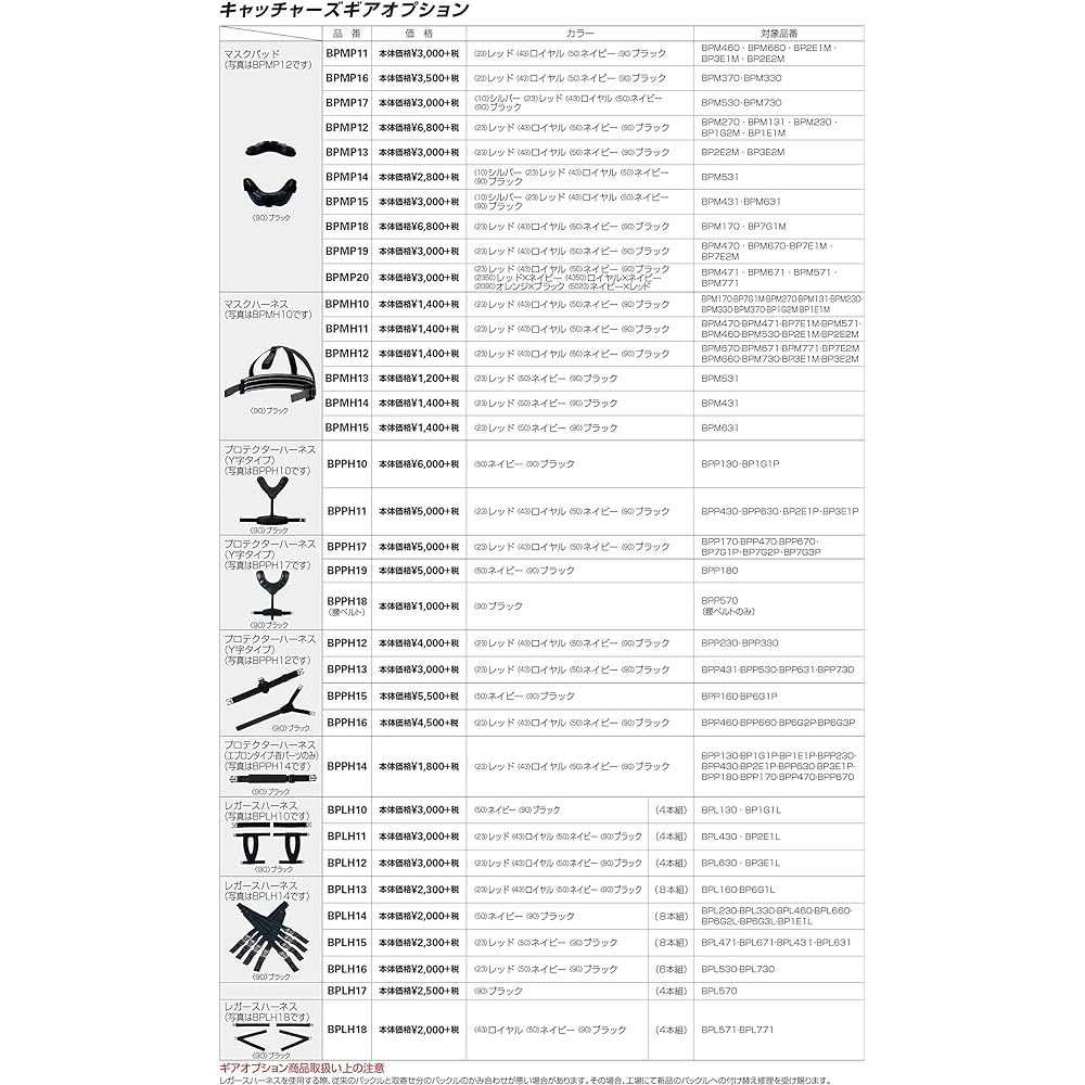 ASICS Baseball Leggings Harness Replacement Accessories F Size BPLH13