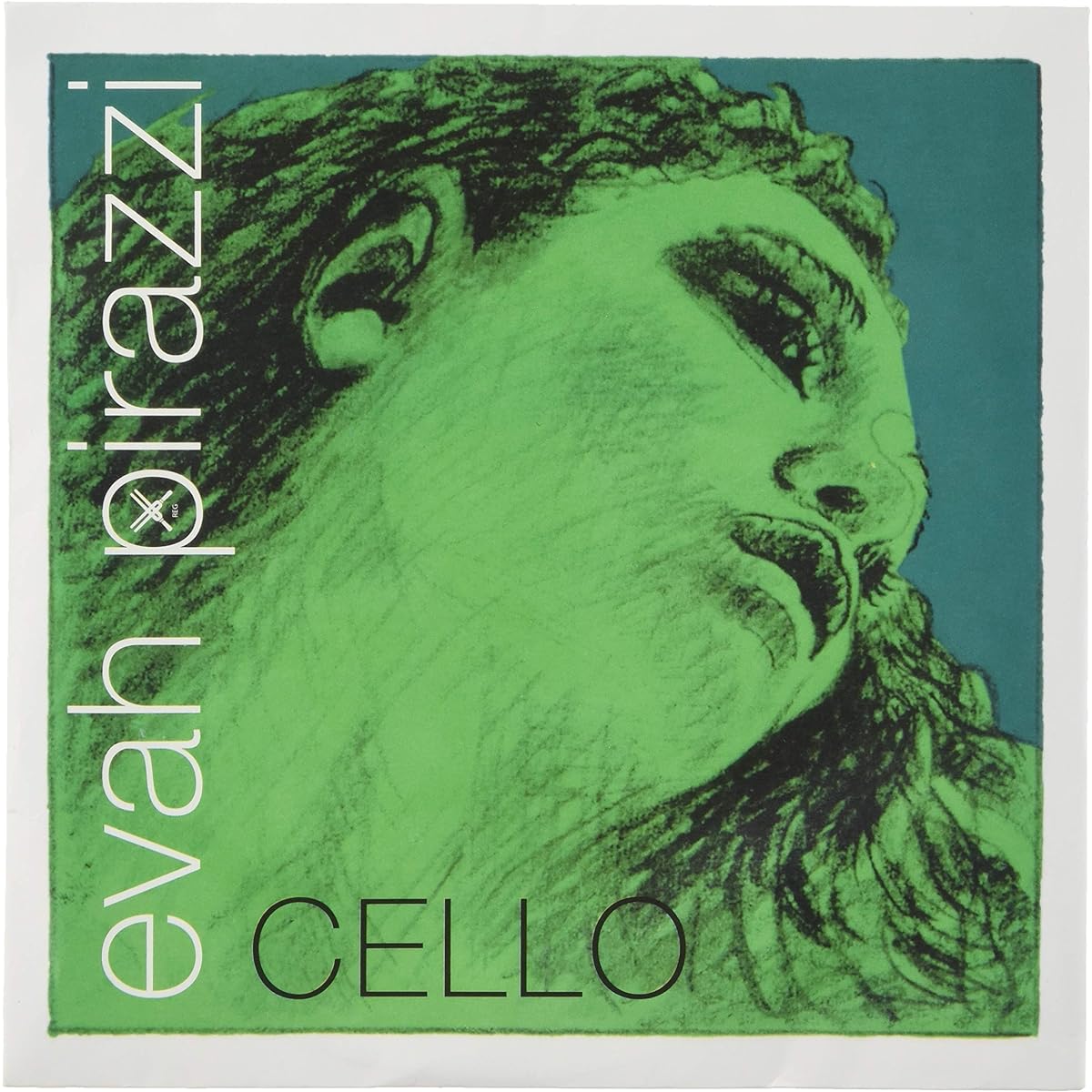 EVAH PIRAZZI Cello string C string No.3324 (rope core/tungsten winding)