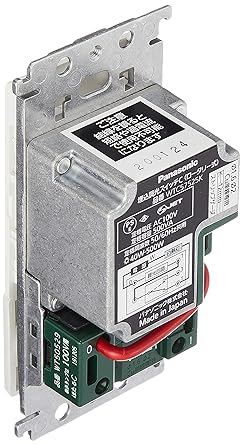 Panasonic Cosmo Series Wide 21 Recessed Dimmer Switch C Firefly Switch C 500W Rotary Type for Incandescent Lights White AC100V 500W WTC57525WK