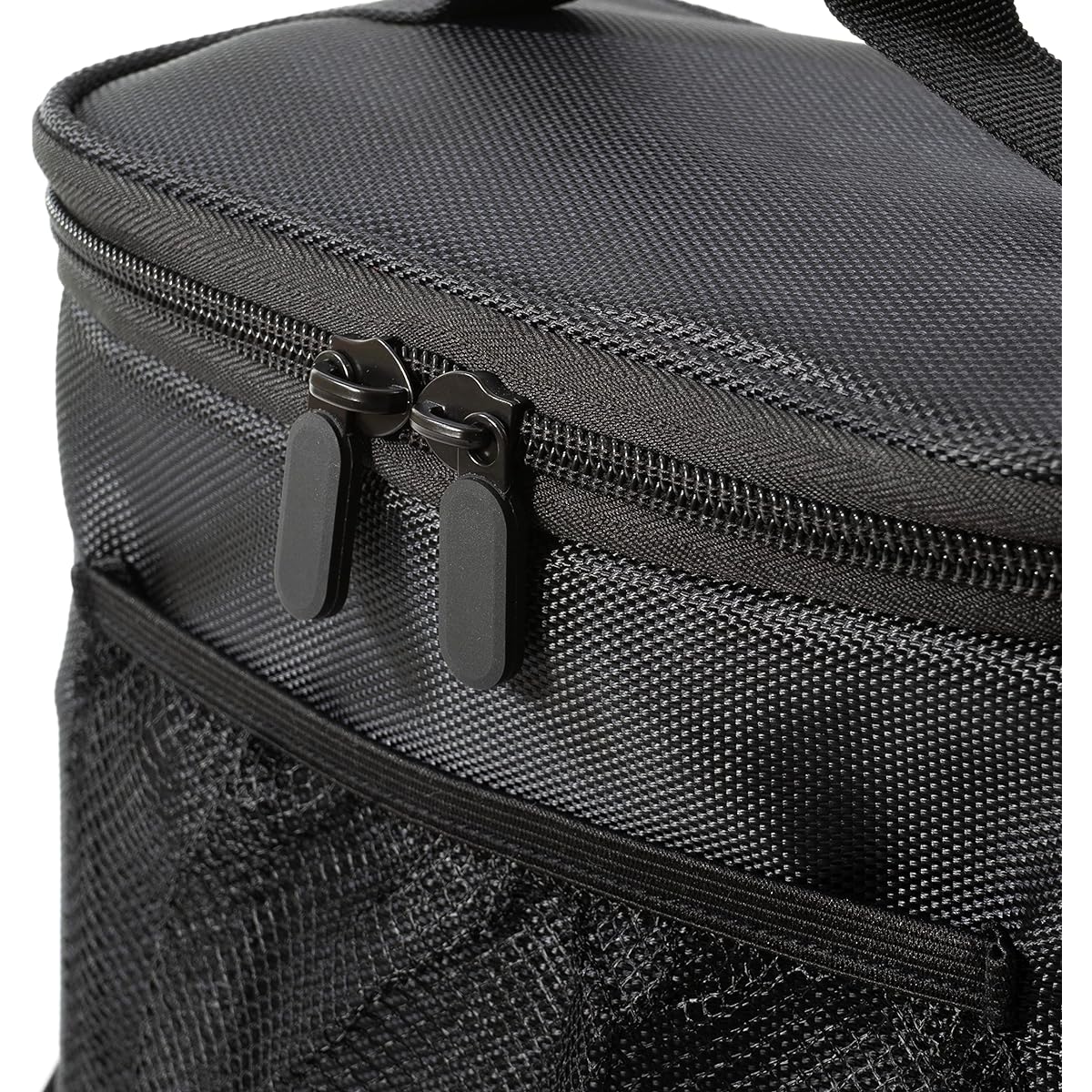 Ronoto River Small Black Trumpet Mute Accessory Bag - Padded Adjustable Shoulder Strap and Mesh Pocket - Includes Microfiber Cleaning Cloth, Black, Trumpet Mute Accessory Bag