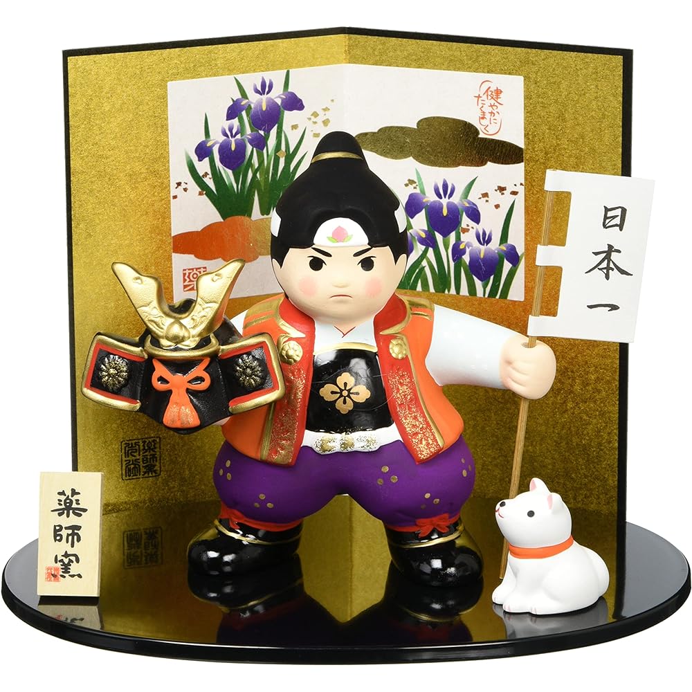 Yakushigama (Yakushigama) May Doll Boy's Festival Nishikisa Three Samurai Set
