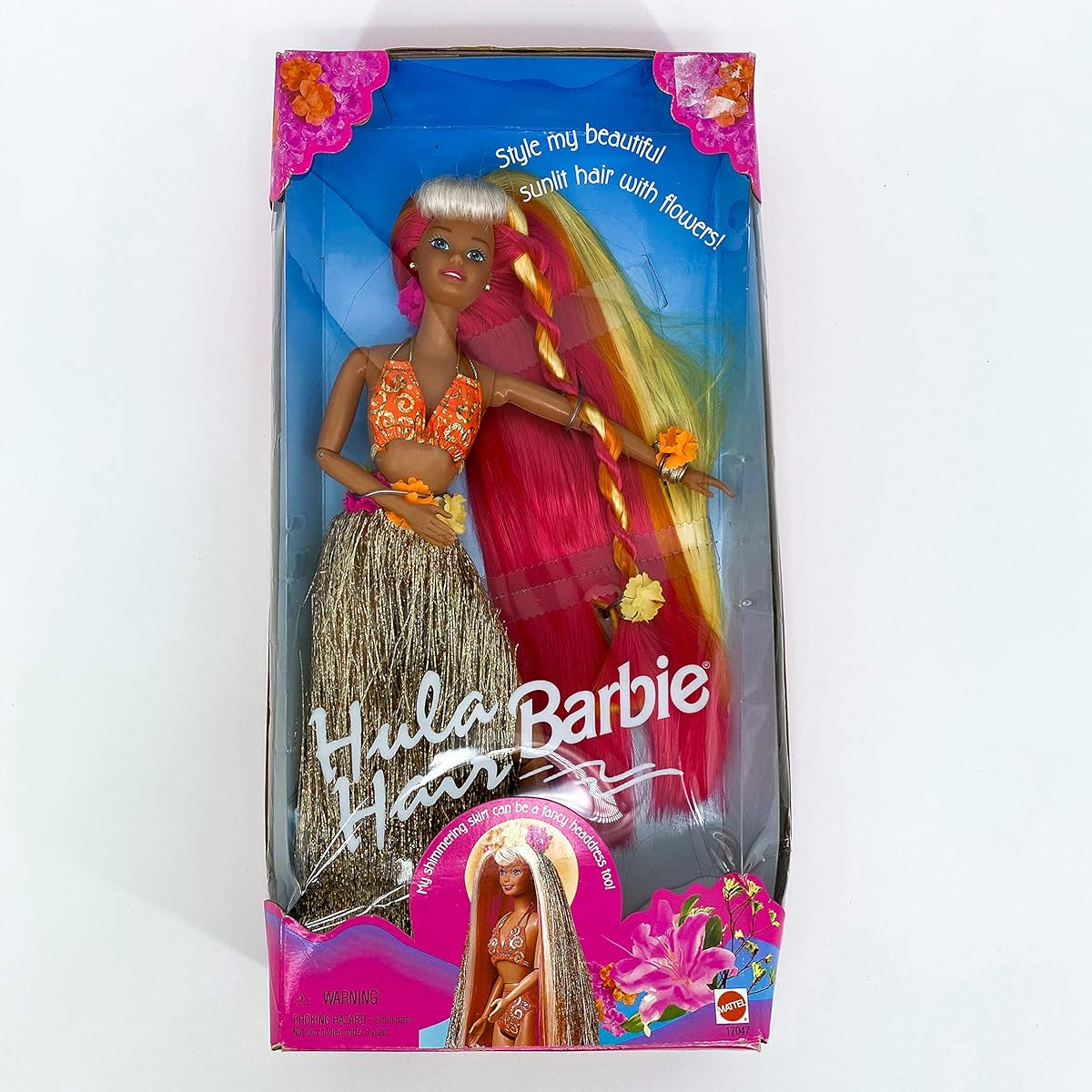 Pink & Gold Hula Hair Barbie by Mattel [Parallel Import]