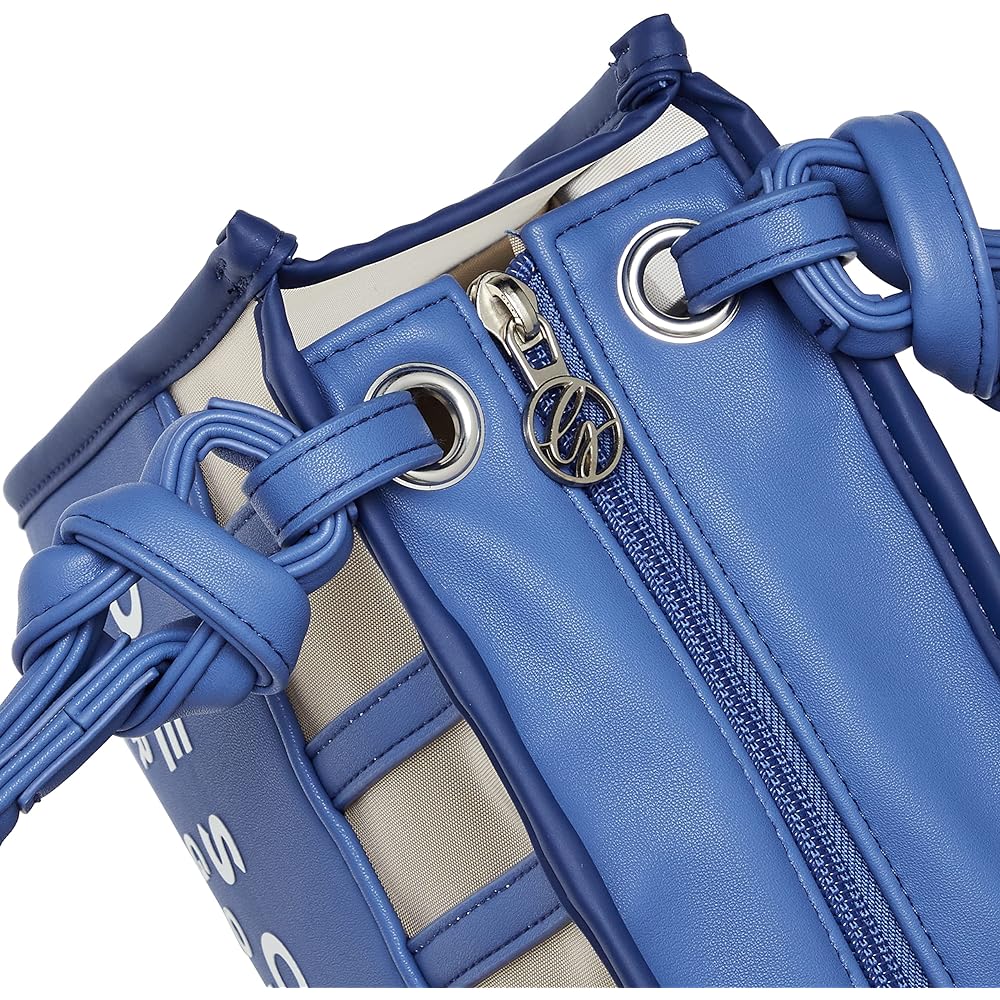 [DESCENTE] Golf Golf Pouch Antibacterial Lining Zipper Pocket Mesh DQCTJA44