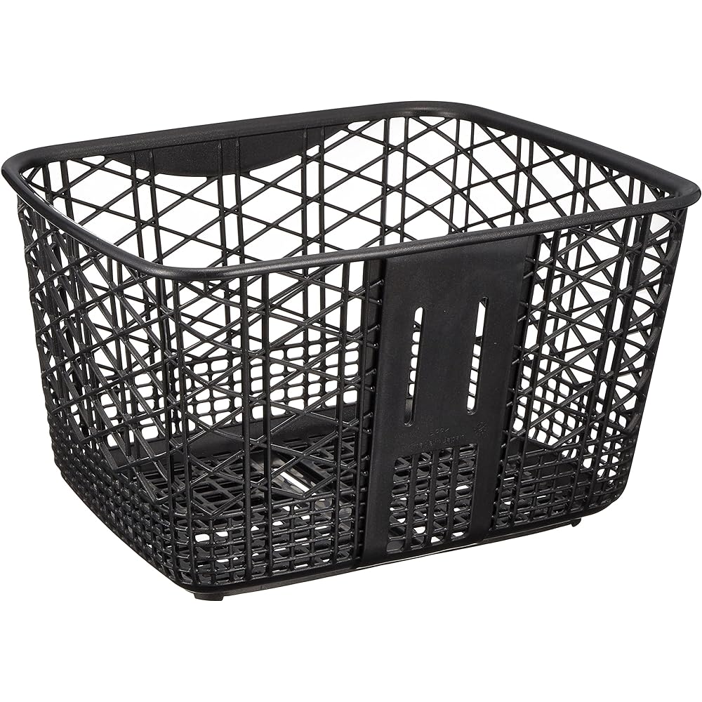 Panasonic Front Basket Bicycle Gunmetal/Brown Width 390 x Depth 350 x Height 240mm 24L NSCB216 YD-341 Single Item/Saddle Set
