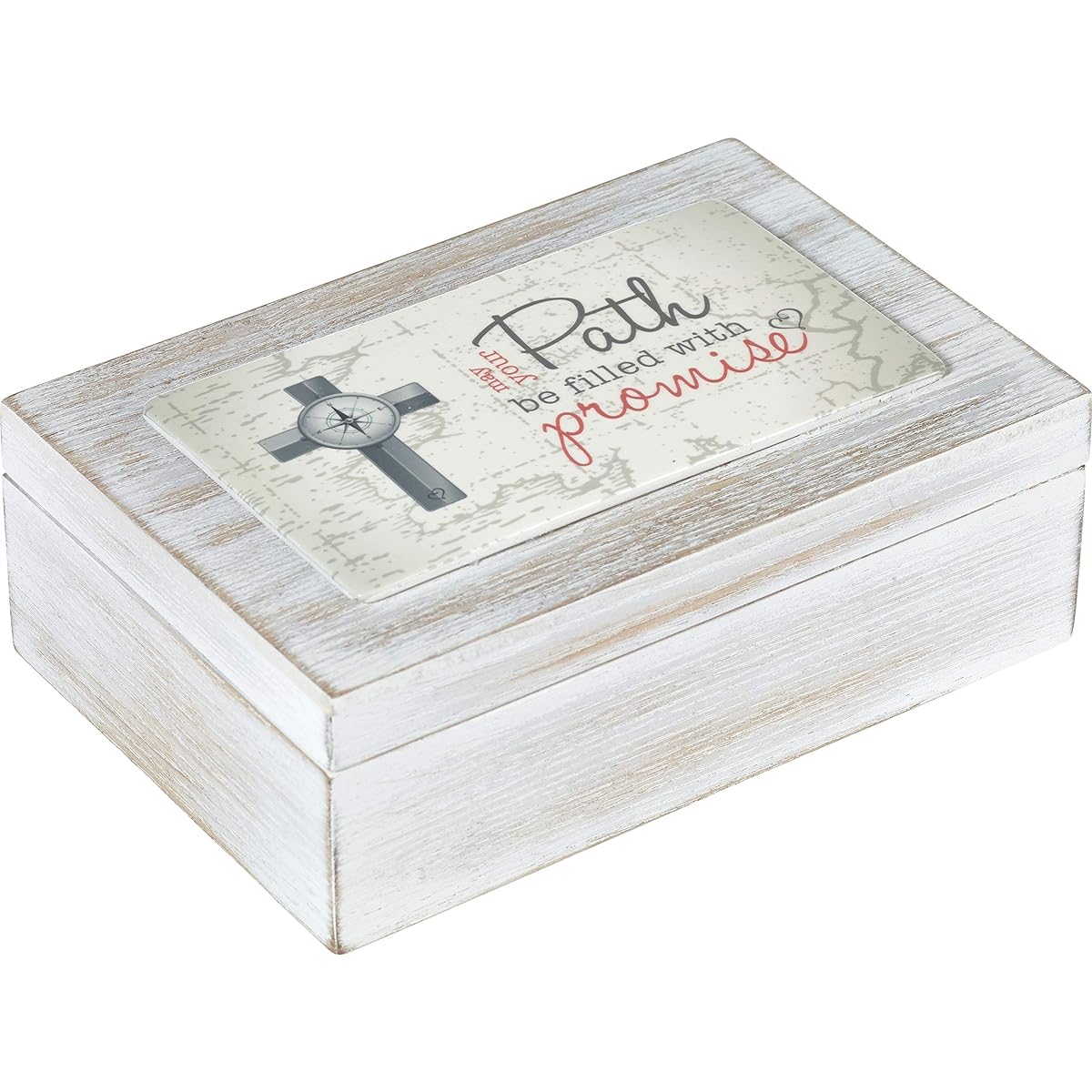 Precious Moments 192105 May Your Path Be Filled with Promise Wood and Resin Music Box (MDF) Multicolor