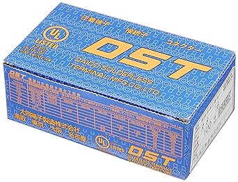 Daido Terminal Manufacturing DST Bare crimp terminal Round terminal (R type) R8-16 1 box of 100 pieces